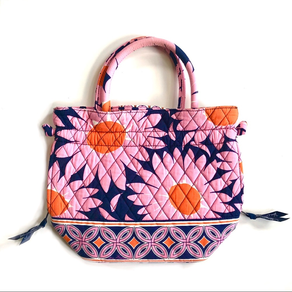 Vera Bradley Emma Quilted Handbag Pink Floral